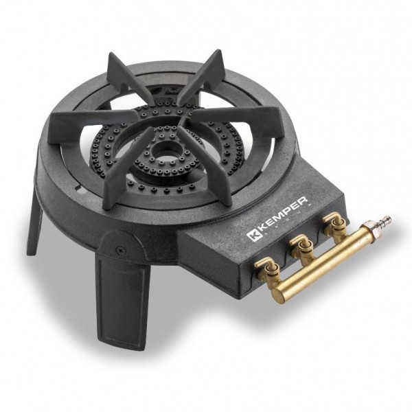 KMP Litinový vařič 9 kW na 4 nožkách, PB 30 mbar