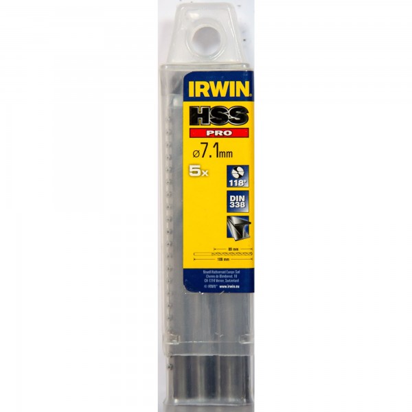 HSS DIN338 7,1x69/109mm 5ks