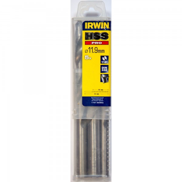 HSS DIN338 11,9x94/142mm 5ks