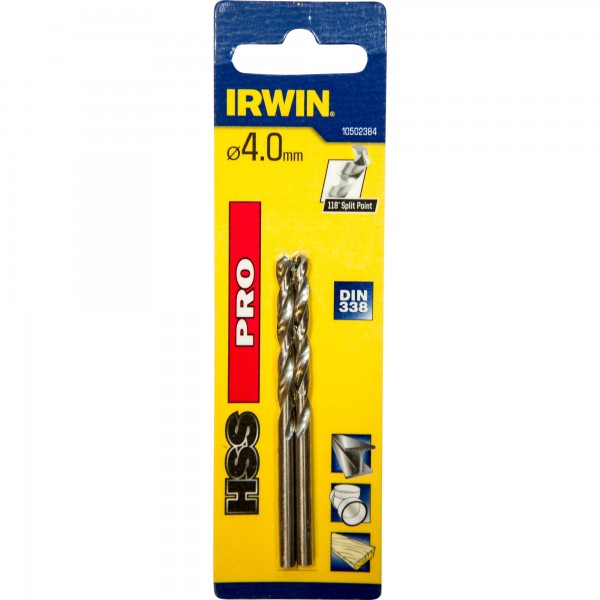 HSS DIN338 4,0x43/75mm valce (2ks)