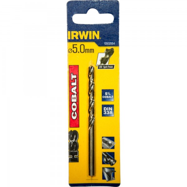 HSS DIN338 kobalt 5,0 valcov