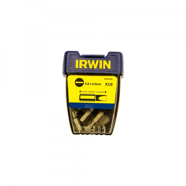 IRWIN Bit plochý 0,6x4,5/25mm (10ks)