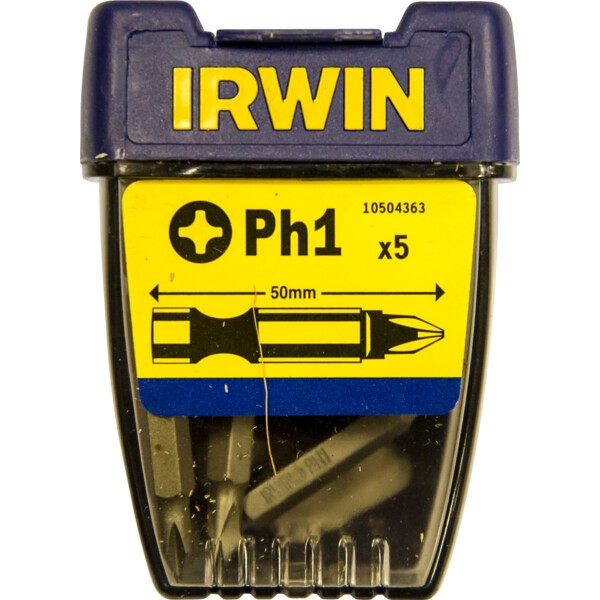 IRWIN POWER Bit PH1 50 mm 5 ks