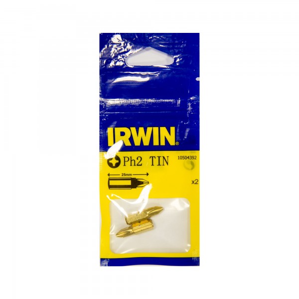 IRWIN Philips Bit PH2 TIN 1/4" 25mm (2ks)