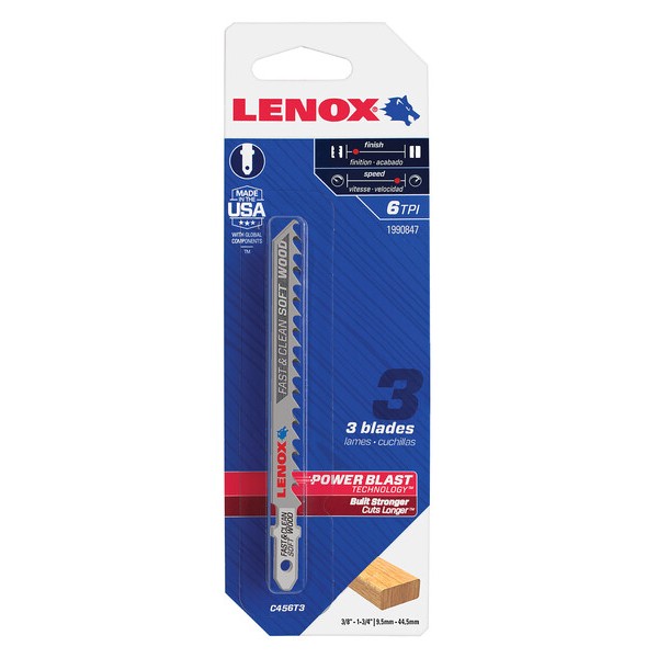 LENOX C456T bimetal 101,6x7,9x1,5 mm 6 TPI (3ks)