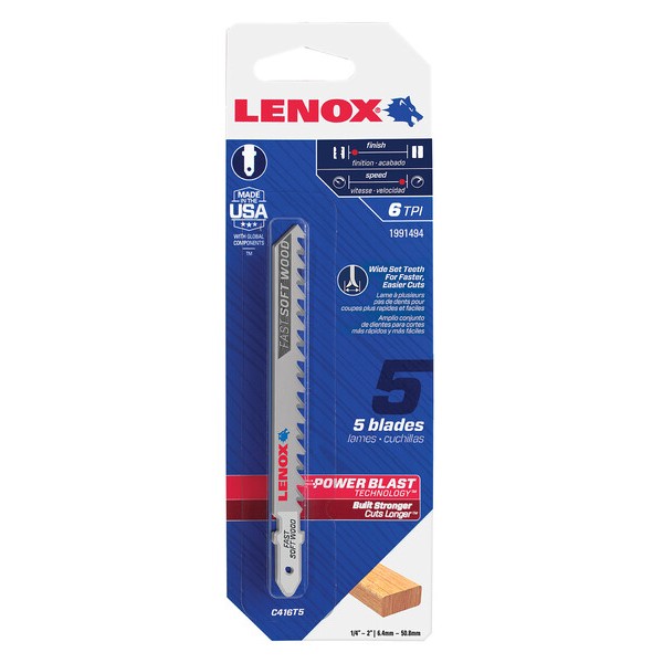 LENOX C416T bimetal 101,6x7,9x1,5 mm 6 TPI (5ks)