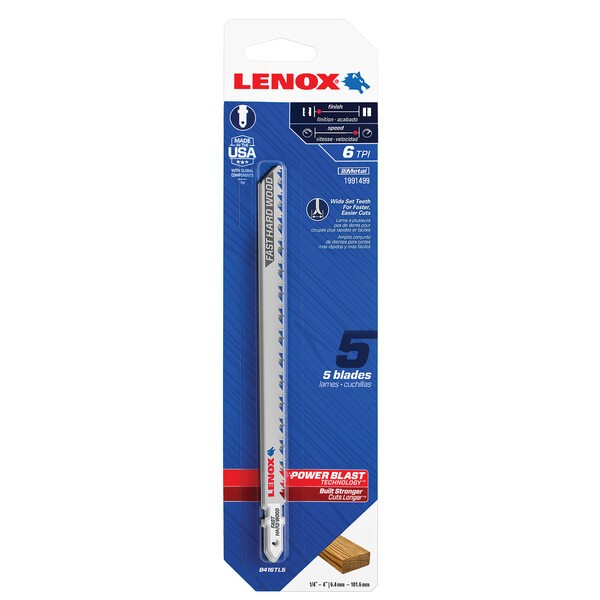 LENOX B416TL bimetal 152,4x7,9x1,5 mm 6 TPI (5ks)