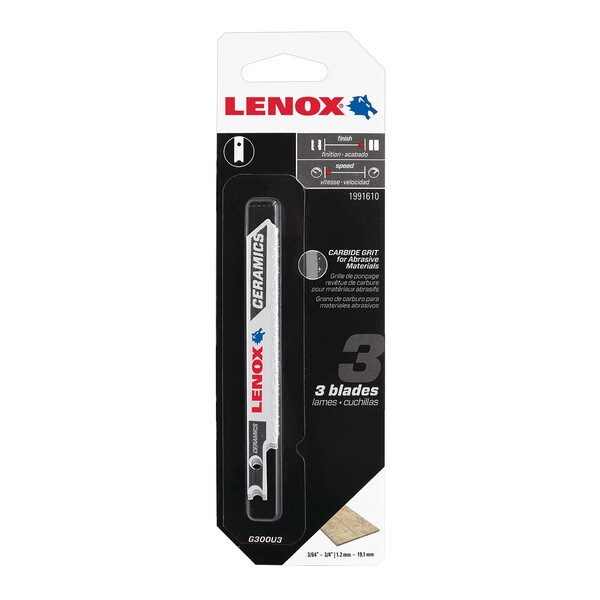 LENOX DG300U 88,9x9,5x81 mm GRIT (3ks)