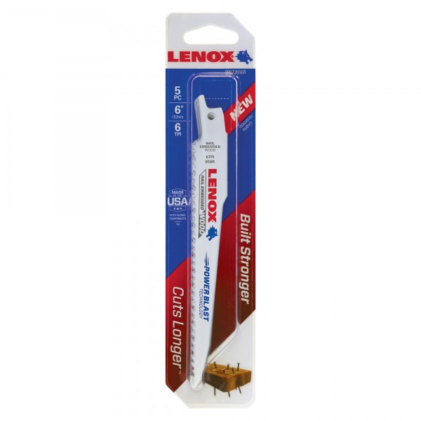 LENOX 656R 152x19x1,3mm 6 TPI T2 bimetal