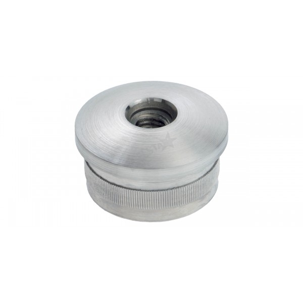 Víčko klenuté rýhované, na trubku O 33,7x2,0mm