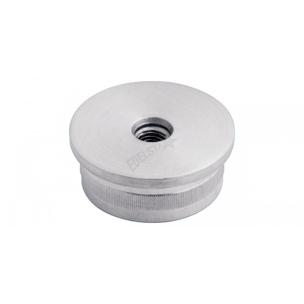 Víčko ploché rýhované , na trubku O  33,7x2,0  mm