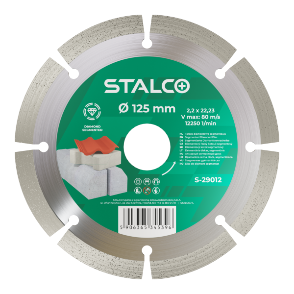 Kotouč diamantový segmentový 115x1,9x22,23 mm