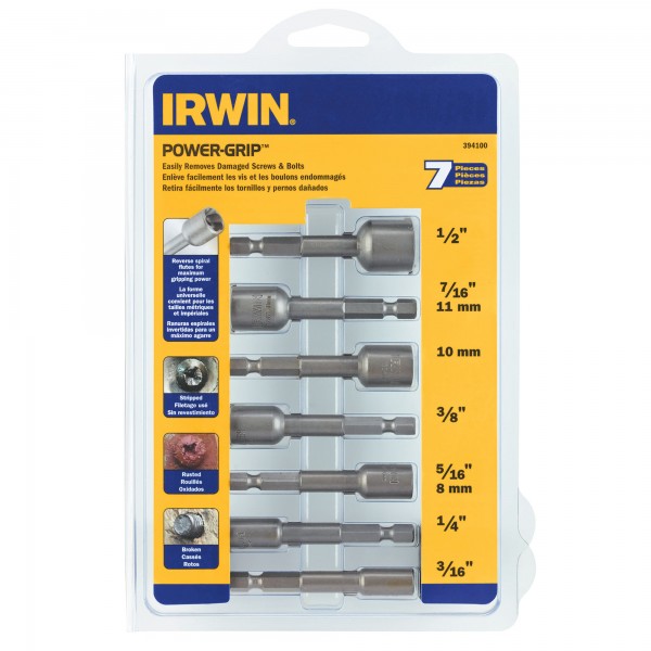 IRWIN sada extraktorů Powergrip 7 ks