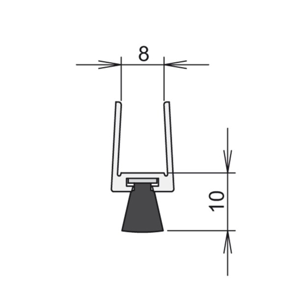 Athmer Glasdicht UB-8/10 708 mm