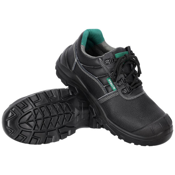 Polobotky pracovní kožené 