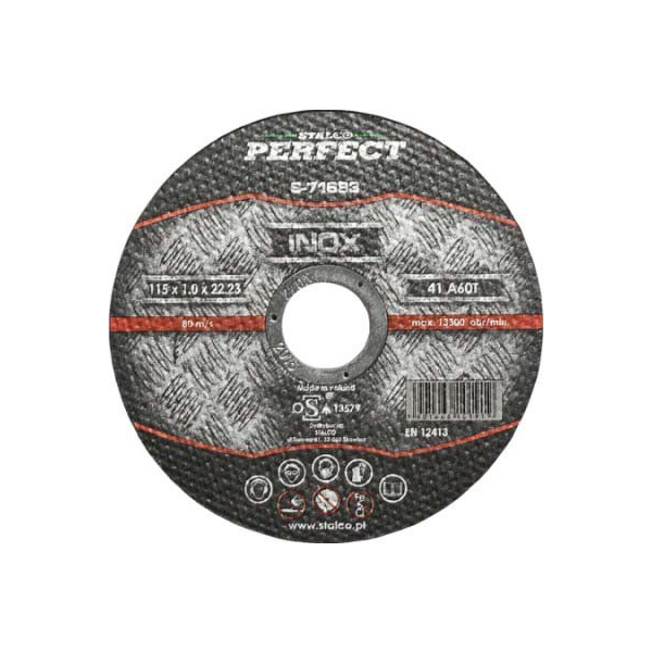 Kotúč rezný na nerezovú oceľ - rovný 125x1,0