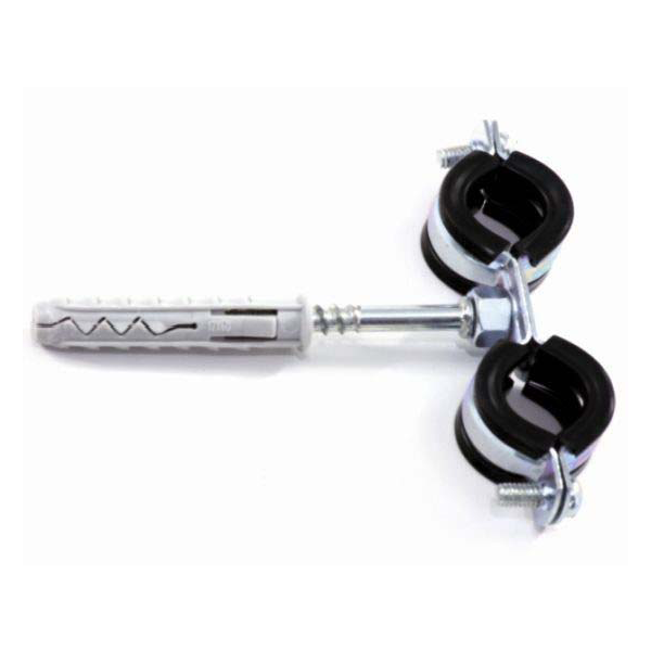 Držiak dvojitý na potrubie 3/4