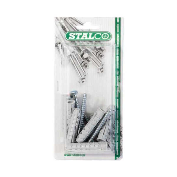 Hmoždinka 12x80 mm; 6-hran 8x120 mm; 3 ks