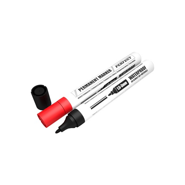 Popisovač permanentní 1,5-3 mm, černý 10 ks/bal.