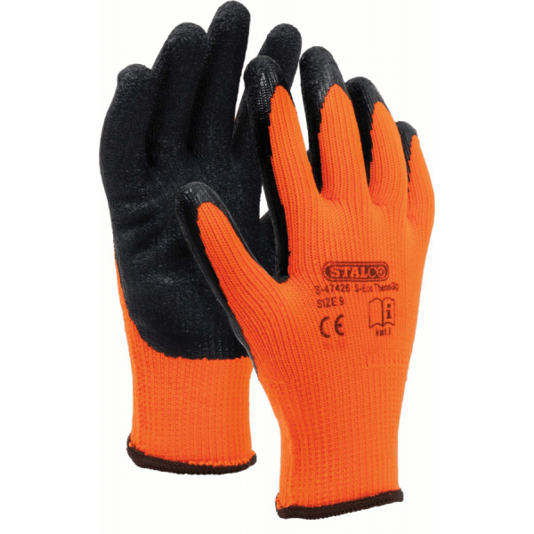 Rukavice polyesterové zateplené S-ECO THERMGRIP 9