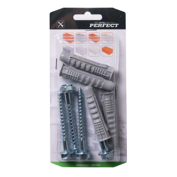 Hmoždinka 10 mm s kľúčovým vrutom 6,0x80mm