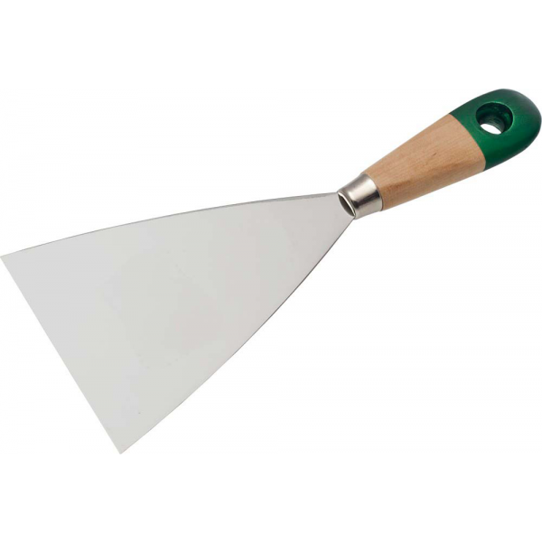 Špachtľa maliarska 100 mm, drevená lakovaná rukoväť