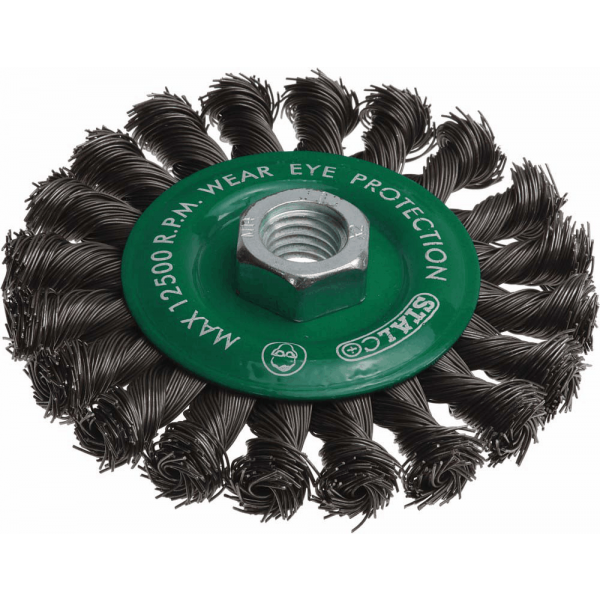 Kartáč rotační diskový 100 mm; závit M14