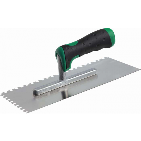 Hladítko nerezové 280x130mm hladké,pryžová rukojeť