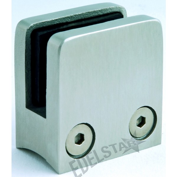 Držák skla  hranatý, na rovnou plochu