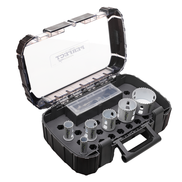 Děrovač bimetal sada 9 ks: 20-64 mm INSTALATÉR