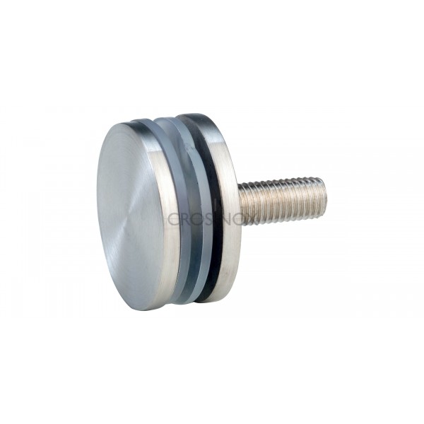 Držák skla kulatý O 30 mm, na rovnou plochu