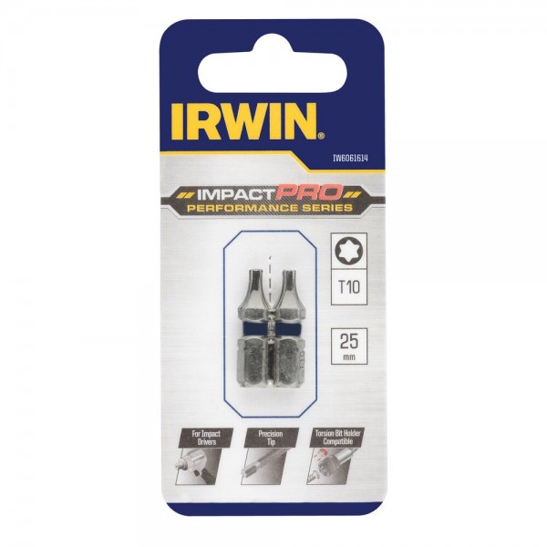 IRWIN Impact bit T10 25 mm - 2 ks