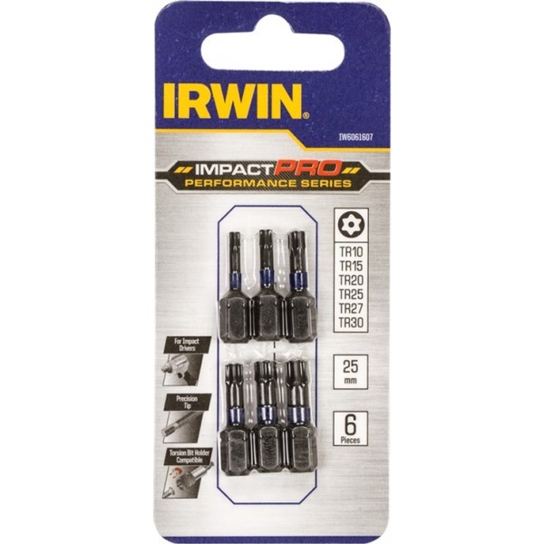 IRWIN IMPACT PRO TORX TR 25mm, sada 6-dílná