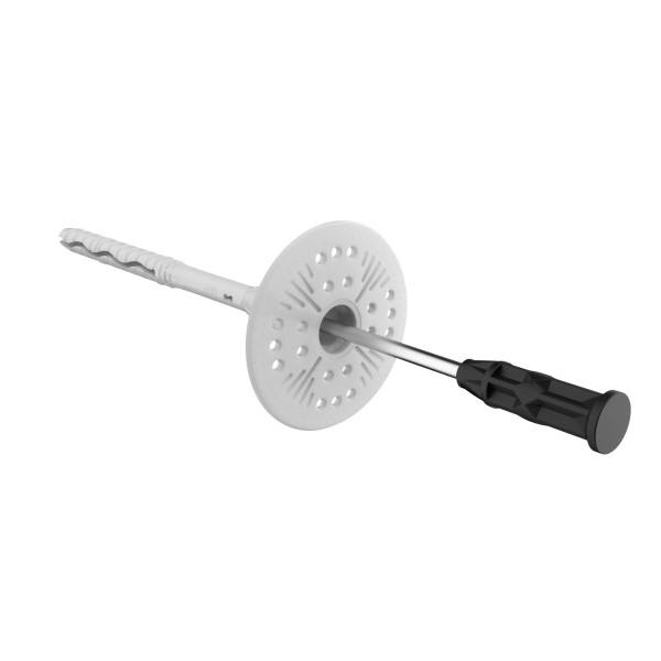 Hmoždinka talířová kov/plast trn 10x100 100ks