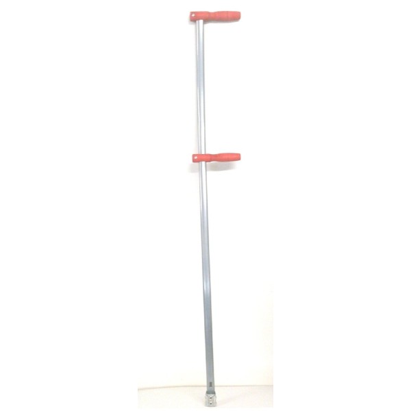 Kosisko kovové 150 cm s dřev. rukojeťmi