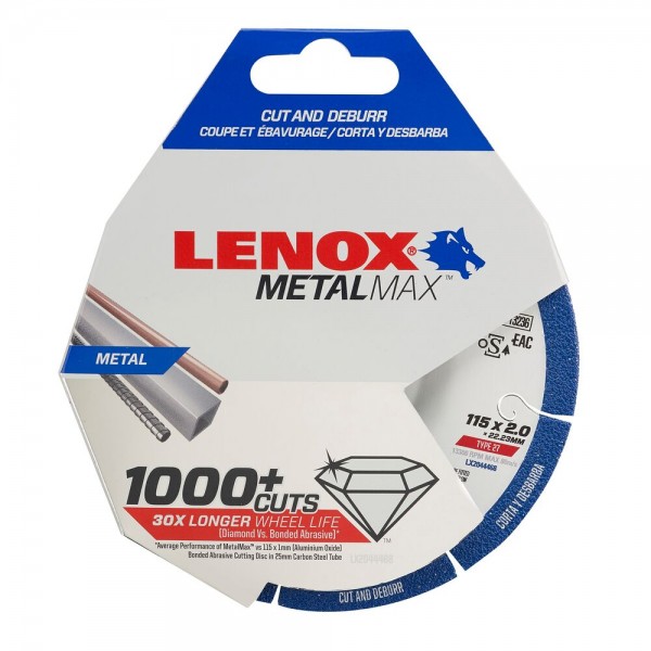 Lenox METALMAX™ 115 X 22.2 X 1.3 mm - brusný