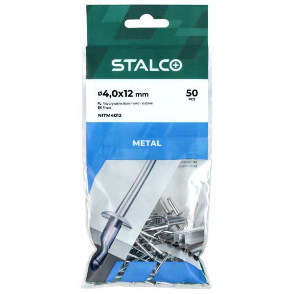 Nýt trhací hliník-ocel 3,0x6 mm, 50ks/bal.