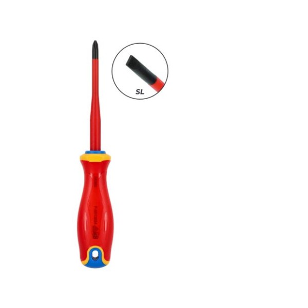 Šroubovák VDE Slim plochý SL0.4x2.5x75mm, S2,1000V