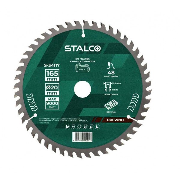 Pílový kotúč na drevo 165x48Tx20mm