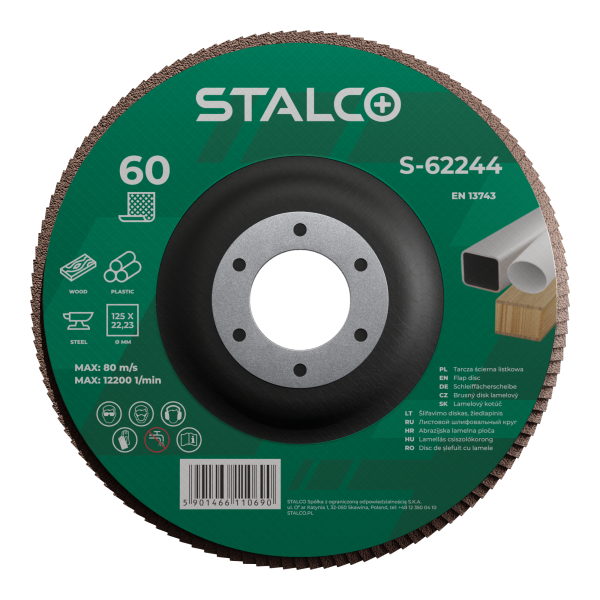 Disk brusný lamelový 125x22,23 mm;zrnitost 40