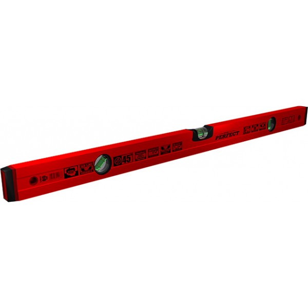 Vodováha hliníková 120 cm / 0 °, 45 °, 90 °