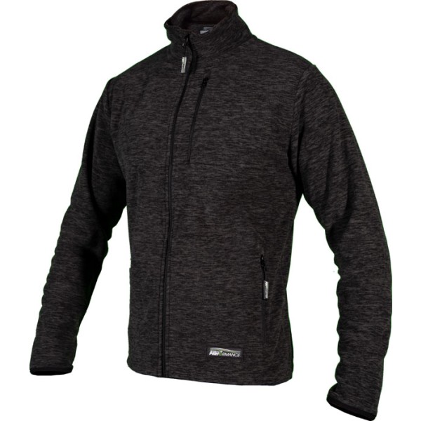 Mikina flísová pánská NAVAS M S šedá melanž