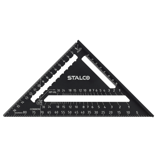 Úhelník stavební se základnou hliníkový 175 mm