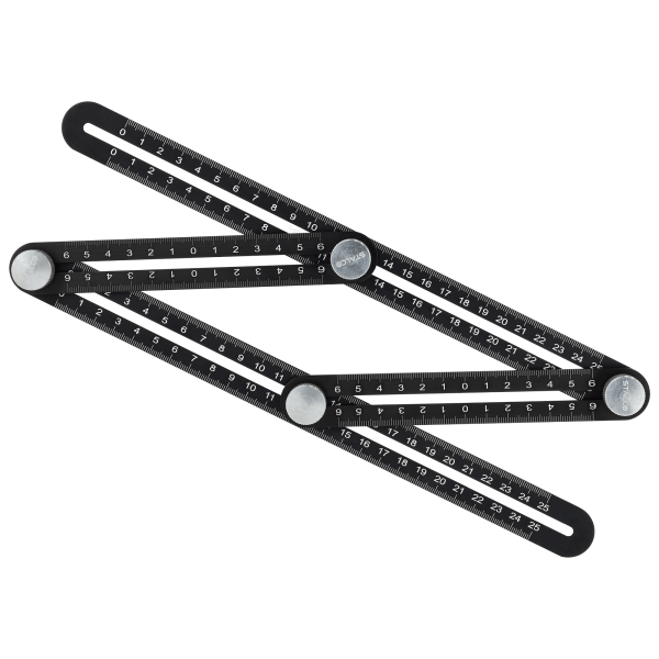 Úhlová šablona nastavitelná z hliníku