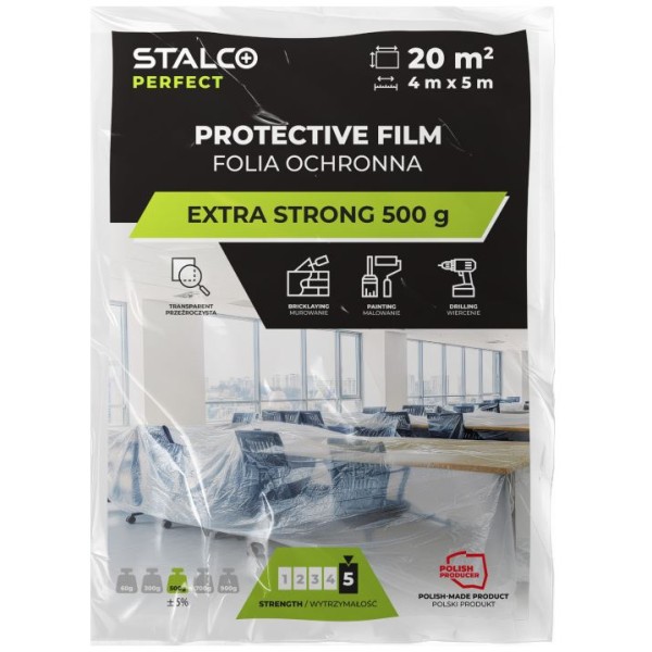 Fólie ochranná EXTRA STRONG 4x5m/20m2 500g