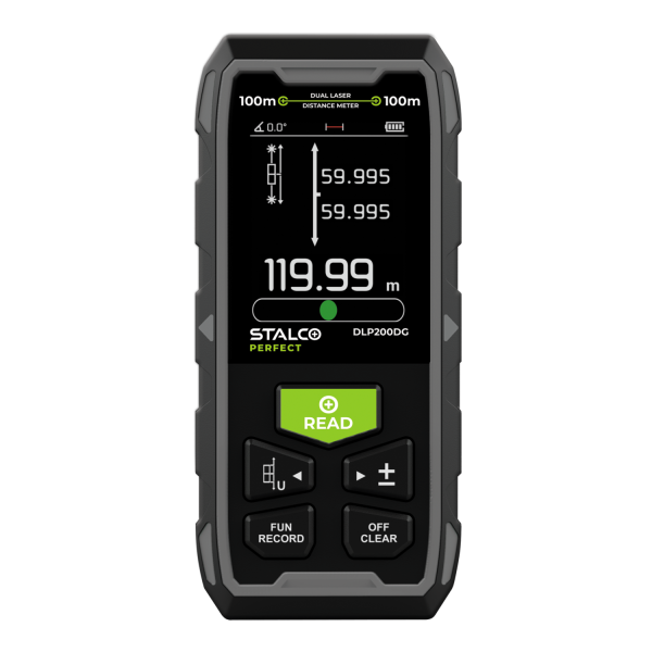 Laserový dálkoměr DLP200DG 2x100 m