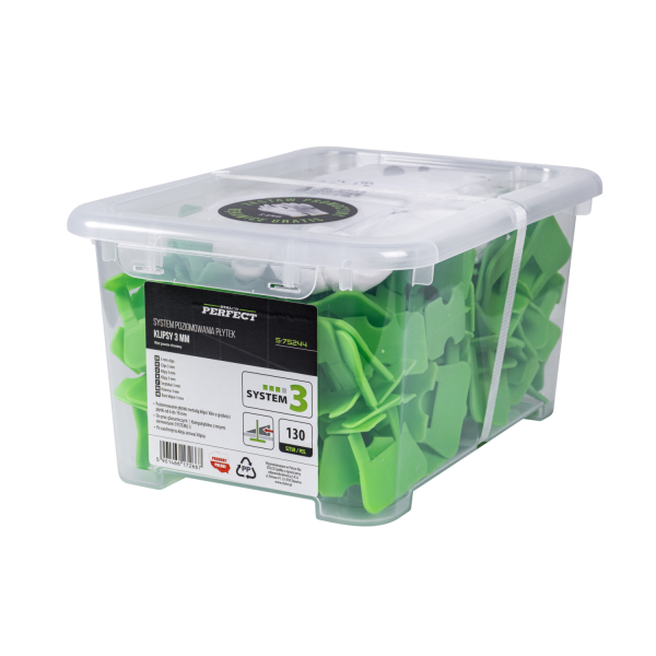 Klipy 1 mm k SYSTEMU 3 1mm 130 ks