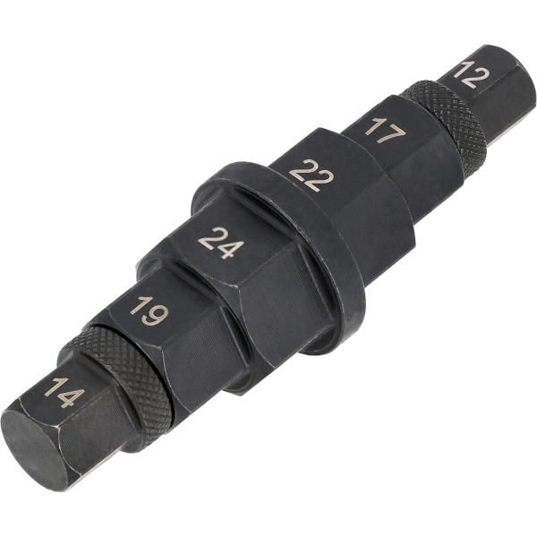 Klíč 6hran na nápravu 6v1 12, 14, 17, 19, 22, 24mm