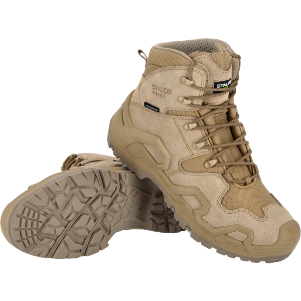 Boty kotníkové DEFENDER HIGH OB tmavě béžová 38