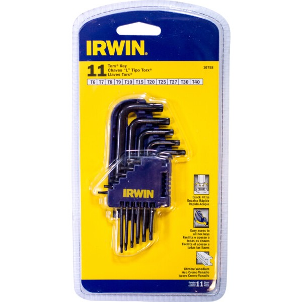 IRWIN Imbus sada L-Torx 11 dílů T6-T40